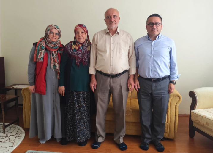 Şehitlerimiz İsmail Çil Ve Haydar Arslan’ın Kıymetli Aileleri Hanelerinde Ziyaret Edildi.