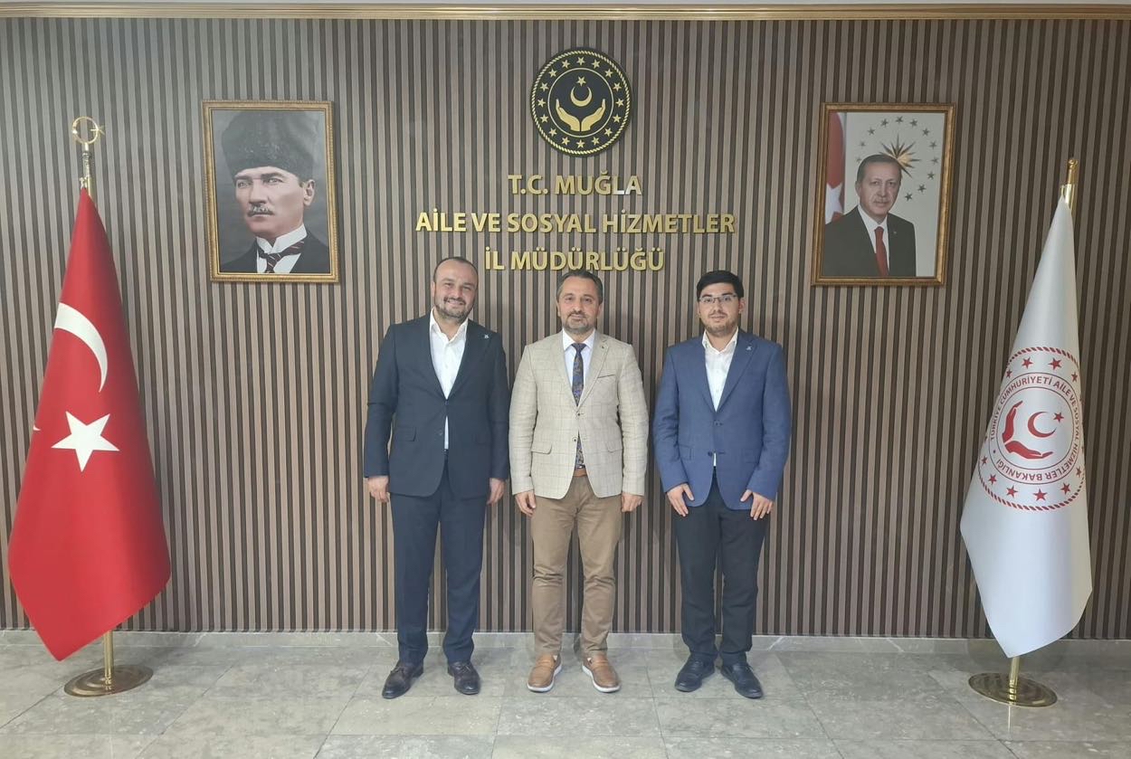 Türkiye Gençlik Vakfı (TÜGVA) Muğla İl Temsilcisi Samet ÇİPİL, İl Müdürümüz Mahmut SELÇUK’u ziyaret etti. 