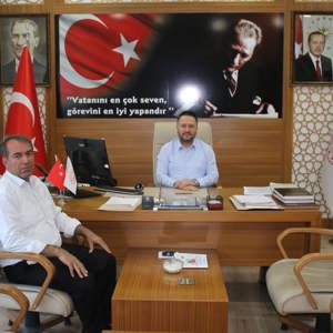 Gazimiz Kasım Kurt’tan İl Müdürümüze Ziyaret - fotoğraf 1