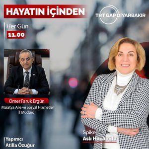 İl Müdürümüz Sayın Ömer Faruk ERGÜN, 03/09/2026 tarihinde, TRT Gap Diyarbakır Radyosu "HAYATIN İÇİNDEN" programına konuk oldu - fotoğraf 1