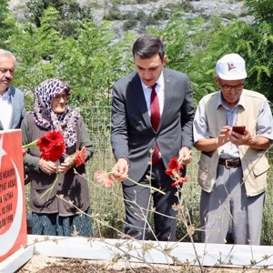 Aziz Şehidimiz Polis Memuru Osman Mithat Akbaş Dualarla Anıldı - fotoğraf 2