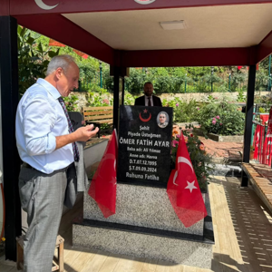 Şehidimiz Ömer Fatih Ayar'ın Şehadetinin Yıl Dönümünde Kabri Başında Anma Programı Düzenlendi - fotoğraf 3