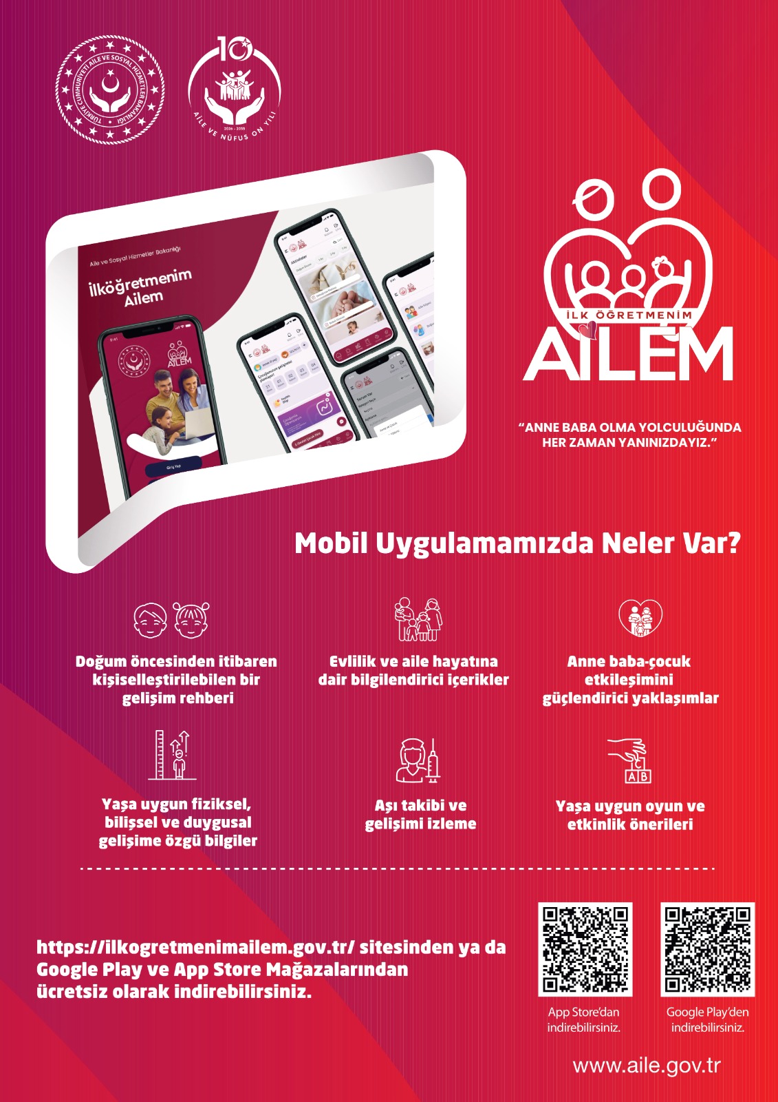 📌 İlk Öğretmenim Ailem Mobil Uygulaması