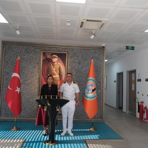 İl Müdürümüz Emine BÖÇKÜN’den Sahil Güvenlik Kuzey Ege Grup Komutanlığına Ziyaret - fotoğraf 1