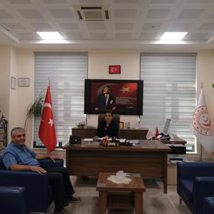 İl Müdürümüz Emine BÖÇKÜN’den Edremit Sosyal Hizmet Merkezi Müdürlüğümüze Ziyaret - fotoğraf 1