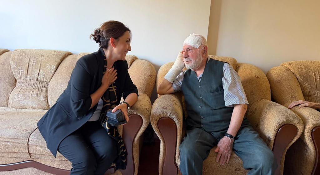 İl Müdürümüz Sayın Arzu ÇINGIR, 94 Yaşındaki Kore Gazimiz Sayın Nurettin YEGÜL’e Geçirdiği Rahatsızlık Sonucu Geçmiş Olsun Ziyaretinde Bulundu