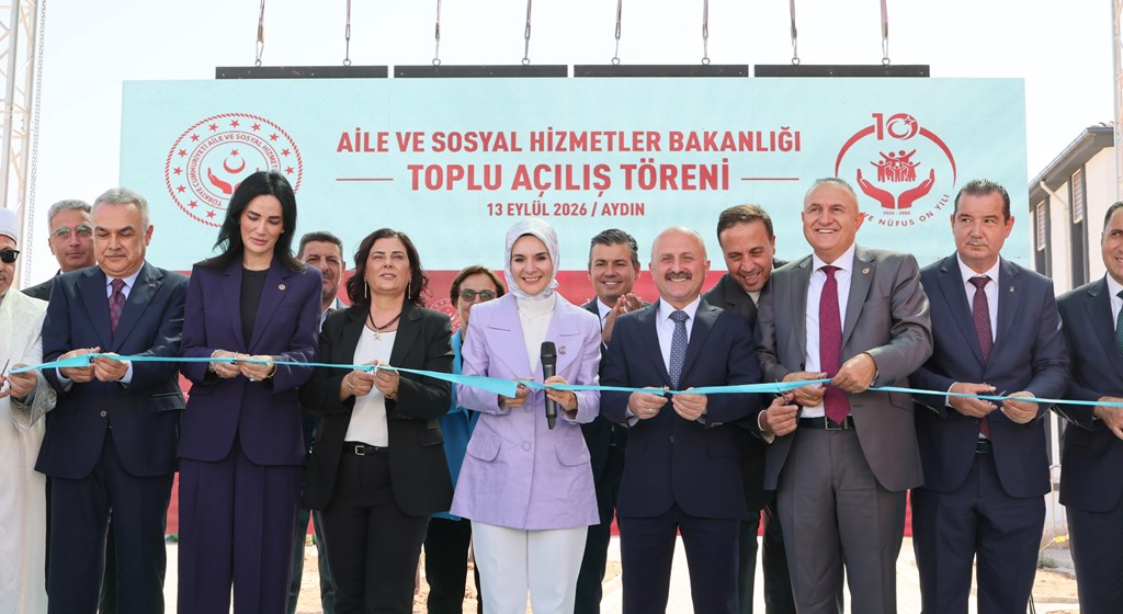 Aile ve Sosyal Hizmetler Bakanımız Göktaş, Aydın'da Toplu Açılış Töreninde Konuştu