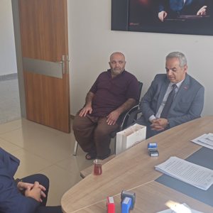 İl Müdürümüz Sayın Ömer Faruk ERGÜN, aziz şehidimiz  Mehmet DOĞAN’ın Doğanyol ilçemizde ikamet eden kıymetli yakınını ziyaret etti. - fotoğraf 1