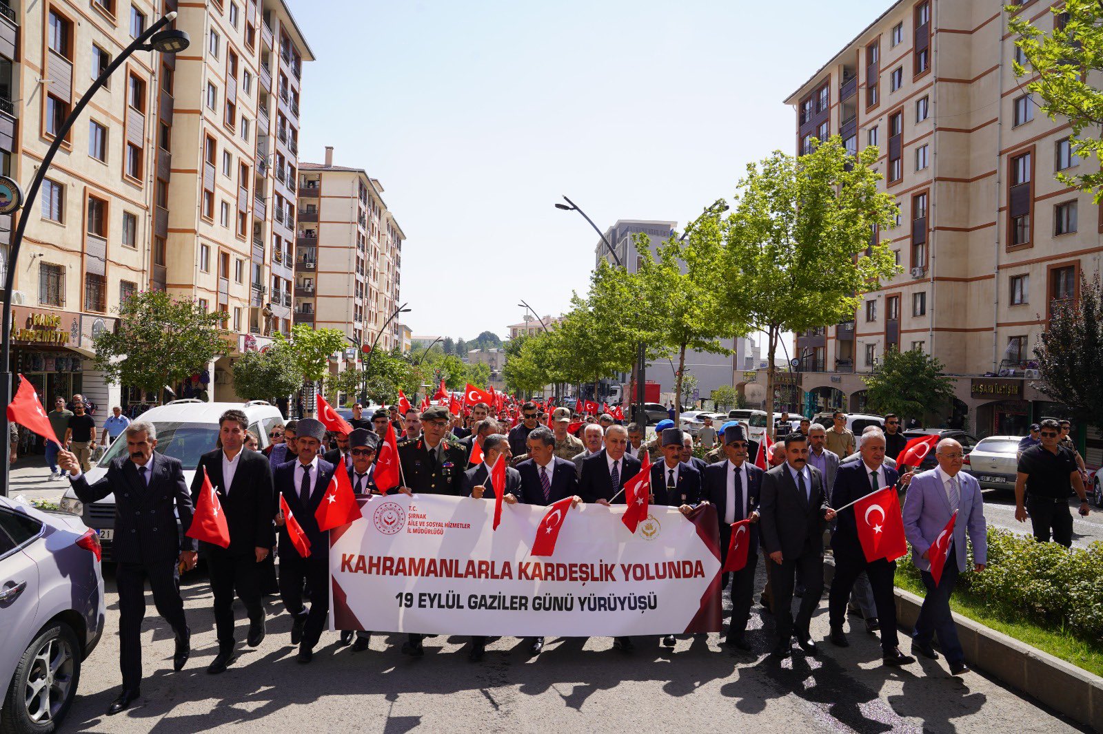 19 Eylül Gaziler Günü’nde Şırnak’ta Anlamlı Yürüyüş