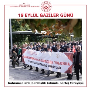 19 Eylül Gaziler Günü Kapsamında Kahraman Gazilerimizle Yürüyüş Gerçekleştirildi, Dernekler Ziyaret Edildi ve Kabul Programında Bir Araya Gelindi. - fotoğraf 3