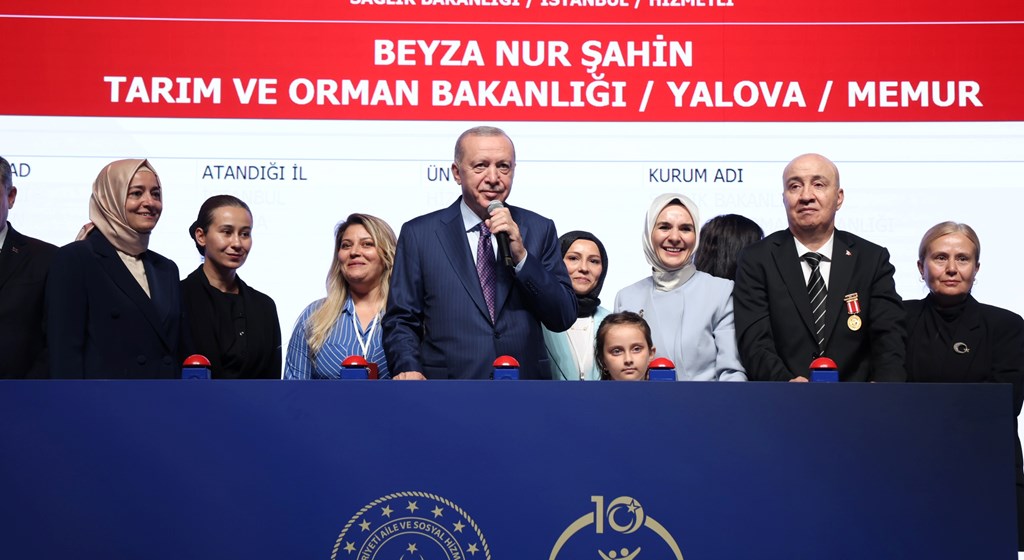 Cumhurbaşkanı Erdoğan ve Bakanımız Göktaş Şehit Yakınları, Gazi ve Gazi Yakınlarımızın Kamu Kurumlarına Yerleştirilmesi Kura Töreni’ne katıldı