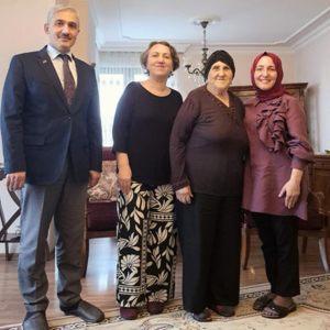 Şehidimiz Temel Çolak’ın Oğlu Coşkun Çolak ve Terör Gazisi Harun Hacısalihoğlu’nun Eşi Hülya Hacısalihoğlu Ziyaret Edildi. - fotoğraf 2