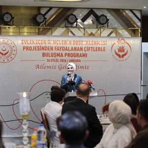 Bakanımız Göktaş, Evlenecek Gençlerin Desteklenmesi Projesi'nden yararlanan çiftlerle buluştu - fotoğraf 6