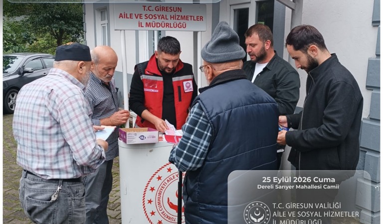 Dereli Sarıyer Mahallesi Camii’nde Mevlit Programı Düzenlendi