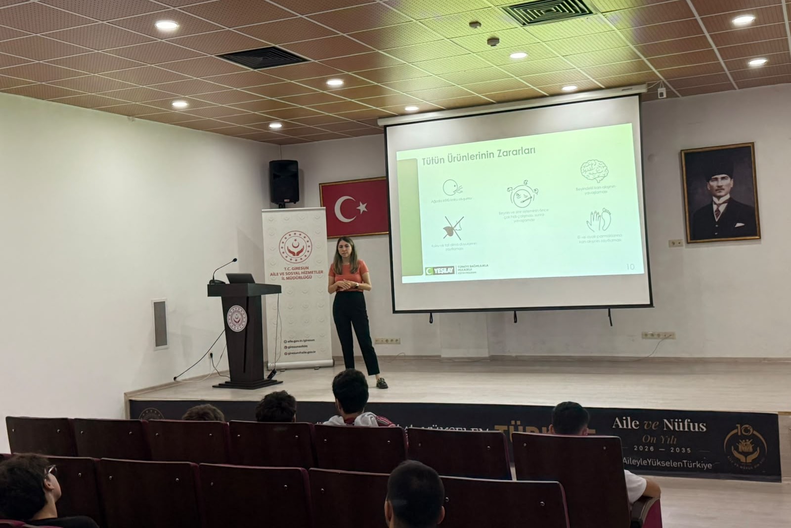 Çocuk Evleri Koordinasyon Merkezi Sakinlerine Tütün Bağımlılığı Eğitimi Verildi