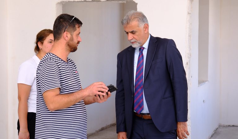 İl Müdürümüz Emre Çalğan, Dulkadiroğlu Çocuk Yaşam Merkezi İnşaat Alanını İnceledi