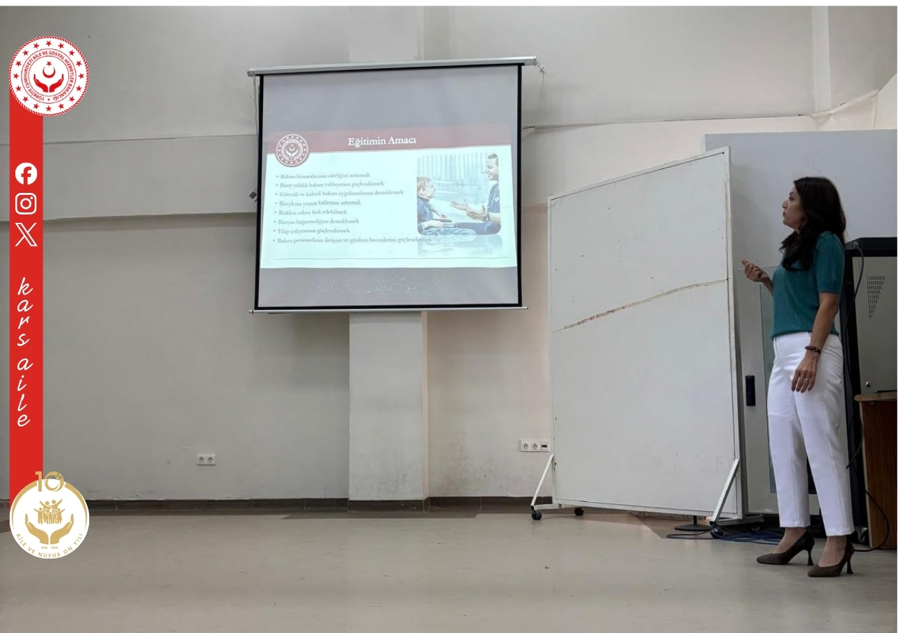 📍 Engelsiz Yaşam Merkezi Bakım Personeline Yönelik Eğitim
