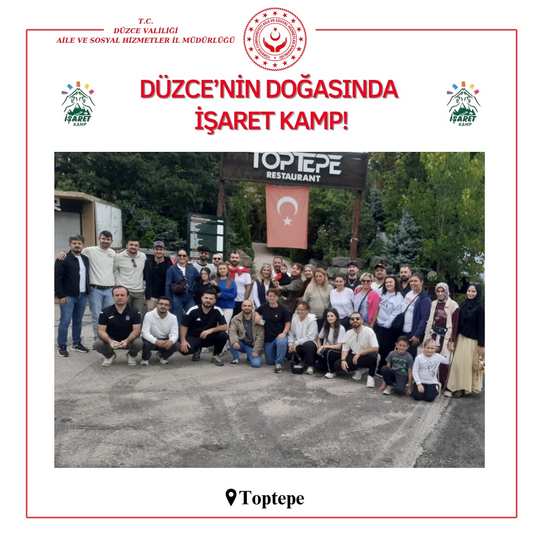 Düzce’de İşaret Kamp ile Doğa, Dayanışma ve İletişim Buluştu.