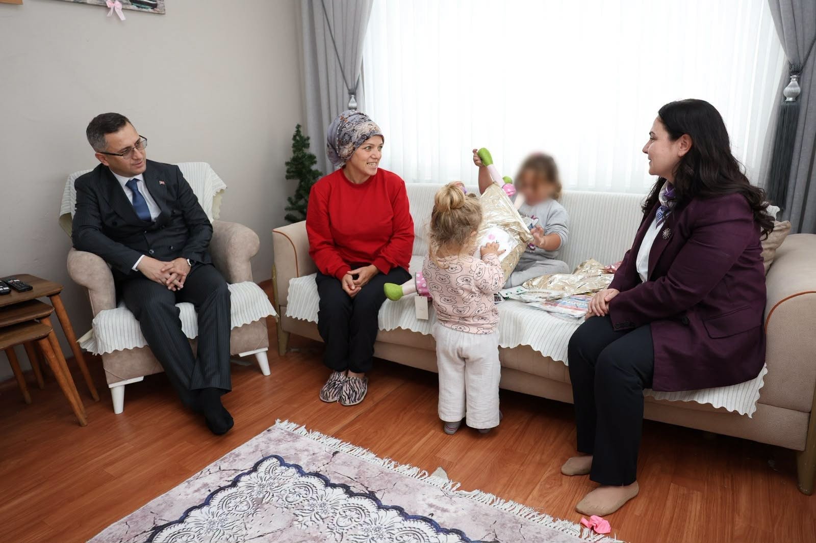 Aile Ziyaretleri Kapsamında Kabuk Ailesini Ziyaret Etti.