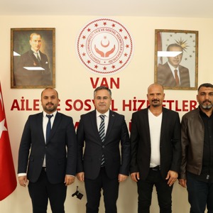ASDEPDER Dernek başkanı Haluk Demirtosun ve beraberindeki heyet İl Müdürümüz Vefa Akdoğan'ı ziyaret ettiler. - fotoğraf 1