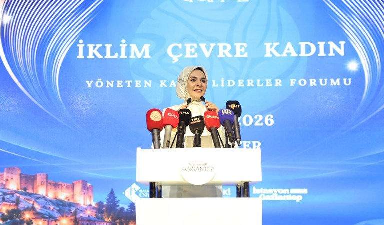 Bakanımız Mahinur Özdemir Göktaş İklim, Çevre, Kadın 2030 Yöneten Kadın Liderler Forumu"nda konuştu: