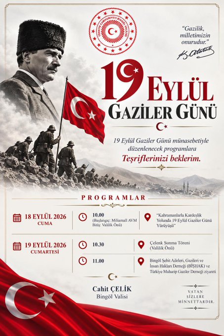 19 Eylül Gaziler Günü