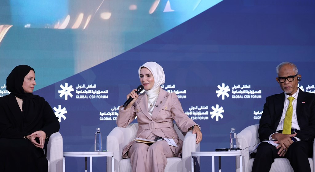 Bakanımız Mahinur Özdemir Göktaş Riyad’da Uluslararası Sosyal Sorumluluk Forumu’nda Konuştu
