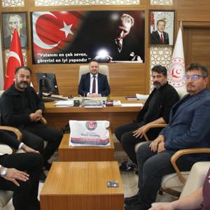 Türk Sağlık-Sen Heyetinden İl Müdürümüze Ziyaret - fotoğraf 1