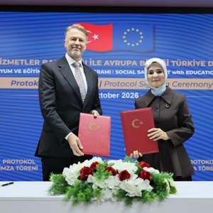 Aile ve Sosyal Hizmetler Bakanlığımız ile AB Türkiye Delegasyonu arasında işbirliği protokolü imzalandı - fotoğraf 1