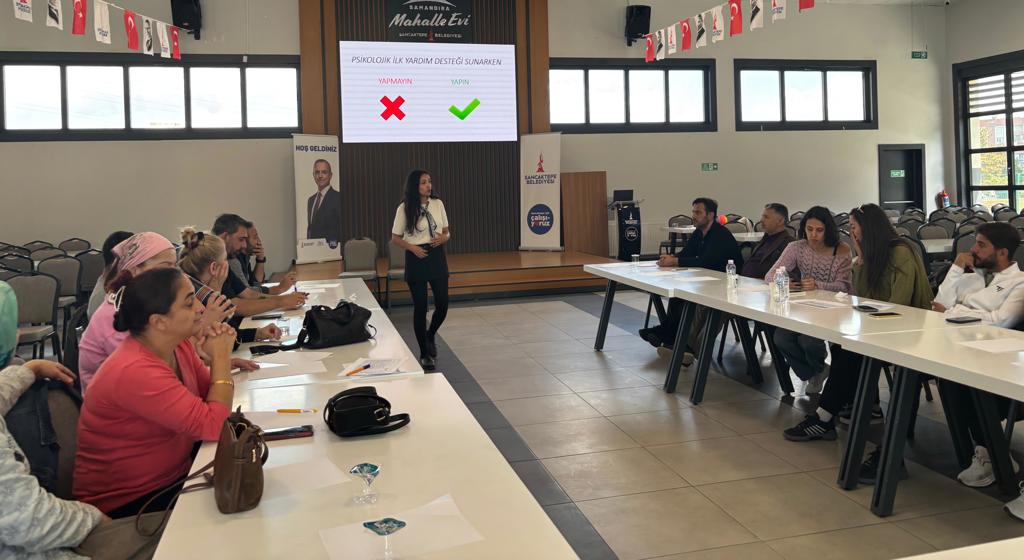 Afet ve Acil Durumlara Hazırlık Çalışmaları Kapsamında Psikolojik İlk Yardım (PİY) Eğitimi Gerçekleştirildi