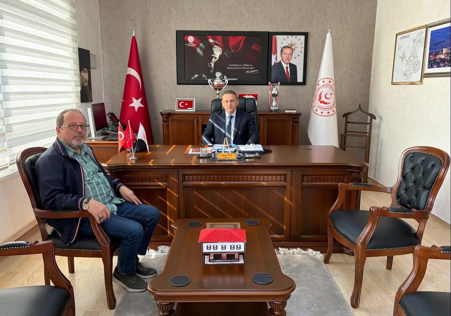 Karabük Basınından İl Müdürümüz Sayın Sami Çift’e Ziyaret. 
