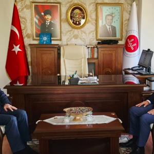 İl Müdürümüz Mahmut SELÇUK, Muğla İl Müftüsü Rüstem CAN’ı makamında ziyaret etti.  - fotoğraf 1
