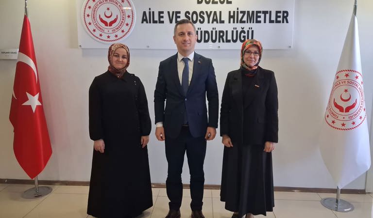 KADEM Düzce Yönetimi İl Müdürümüz Sezgin Küçüktepe’yi Ziyaret Etti.