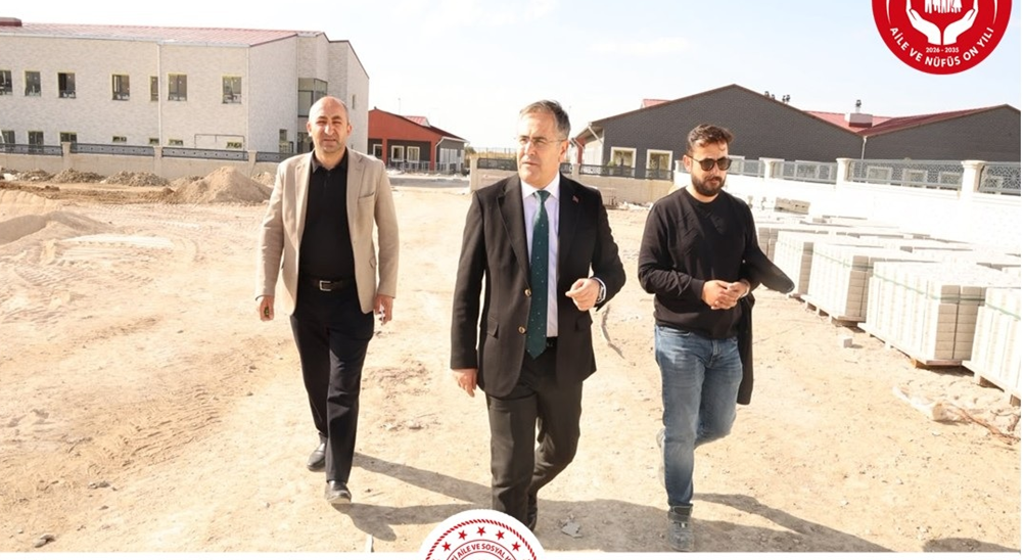 İl Müdürümüz Sn. Vefa Akdoğan Yapımı Devam Eden Sosyal Hizmet Kampüsünü Ziyaret Etti