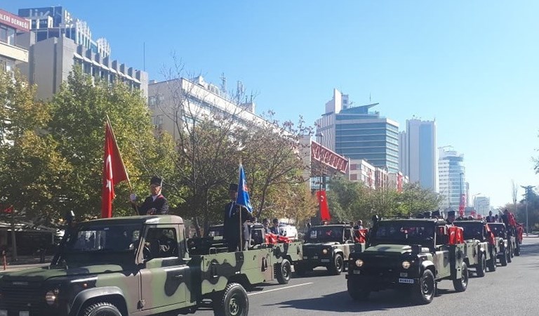 29 Ekim Cumhuriyet Bayramı Kortejine Gazilerimizle Katıldık