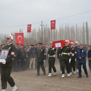 İdlib Şehidimiz Piyade Uzman Çavuş Fatih Kara Koçkıran Köyünde Düzenlenen Cenaze Töreniyle Son Yolculuğuna Uğurlandı - fotoğraf 2