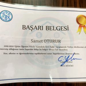 Çocuklarımızdan Samet Oturur “Çizimlerle 40 Hadis Yarışması”nda Türkiye 4.sü Oldu  - fotoğraf 5