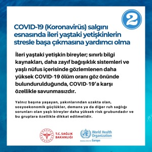 COVID-19 (Koronavirüs) salgını esnasında yaşlıların stresle başa çıkmasına yardımcı olma - fotoğraf 2