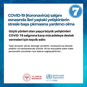 COVID-19 (Koronavirüs) salgını esnasında yaşlıların stresle başa çıkmasına yardımcı olma - fotoğraf 7