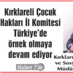 Kırklareli Çocuk Hakları İl Komitesi Türkiye'de örnek olmaya devam ediyor. - fotoğraf 1