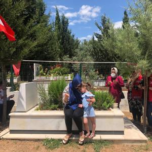 Arefe Gününde ve Bayramda, Şehit Yakınlarımızla Birlikte Şehitlikler Ziyaret Edildi - fotoğraf 3