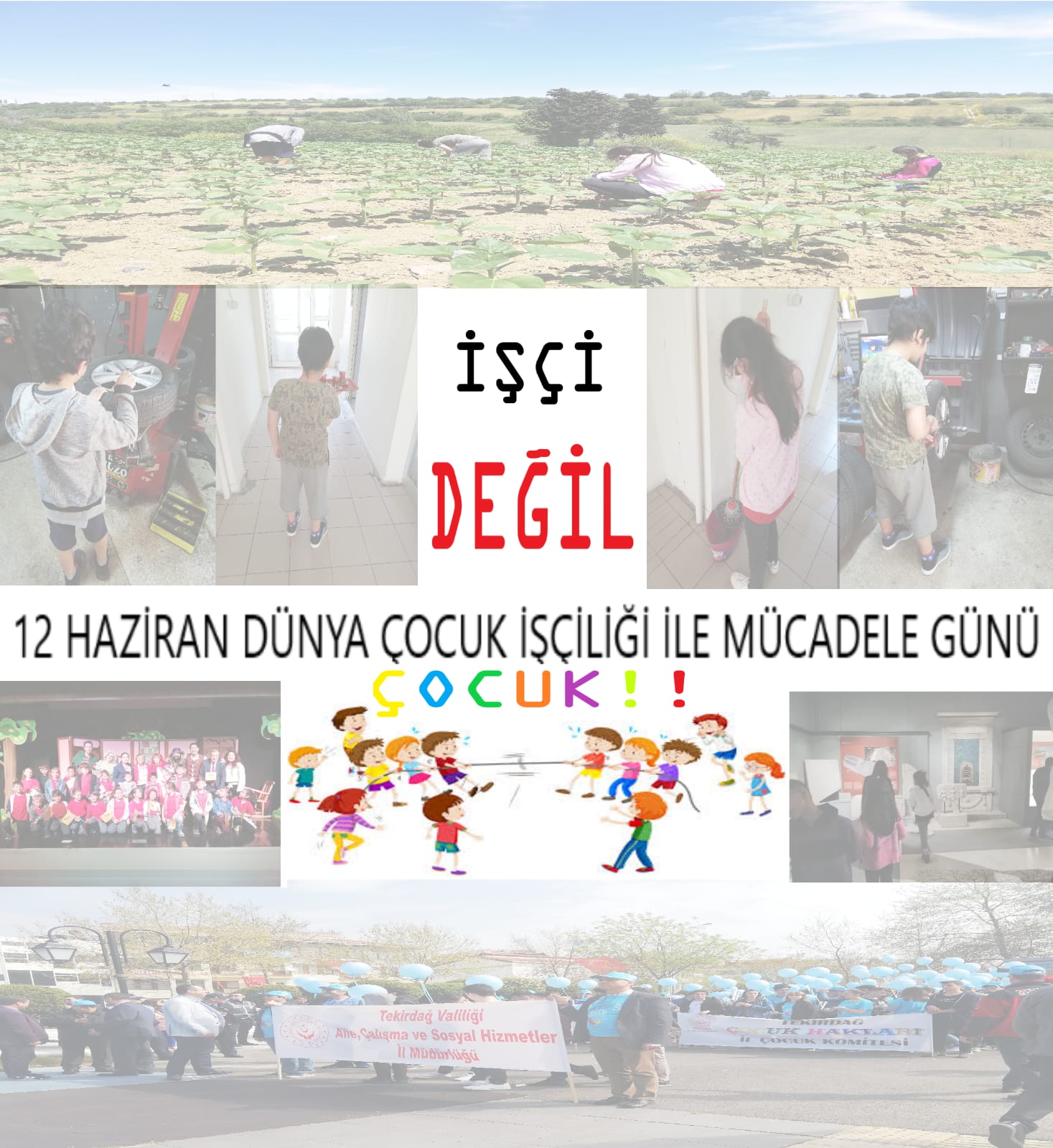 İl Müdürümüz Ülkü USLU'nun 12 Haziran Dünya Çocuk İşçiliği ile Mücadele Günü Mesajı