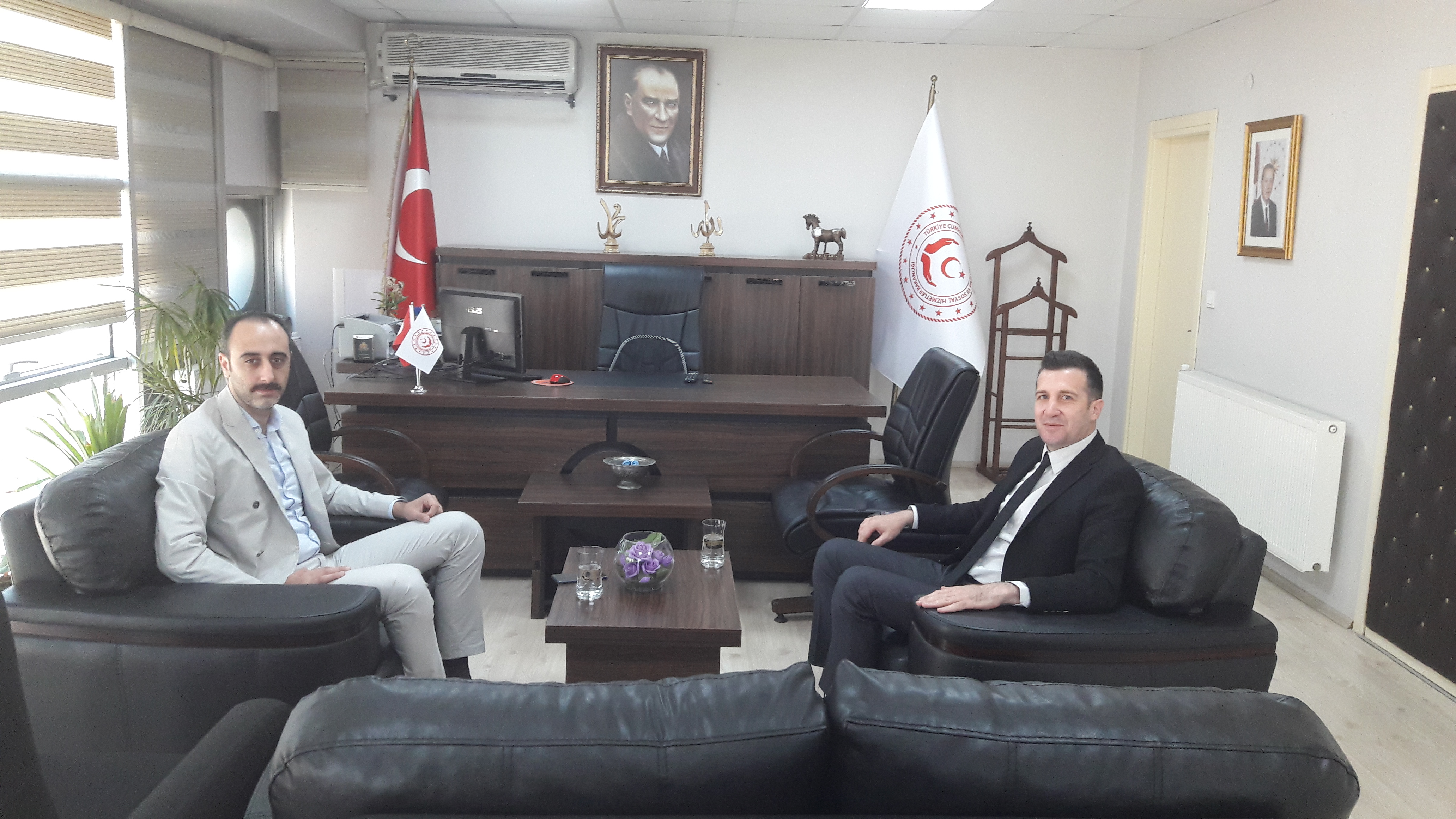 İl Müdür V. Arif LAÇİN , İl Sağlık Müdürü Dr. Emrah ERAY’ı Ağırladı.