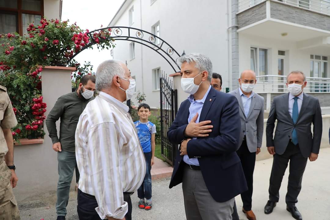 Vali Mehmet Makas, Babalar Gününde Şehit Babalarını Yalnız Bırakmadı