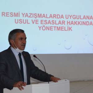 İl Müdürlüğü Personeline Resmi Yazışmalarda Uygulanacak Usul ve Esaslar Hakkında Eğitim Verildi - fotoğraf 1