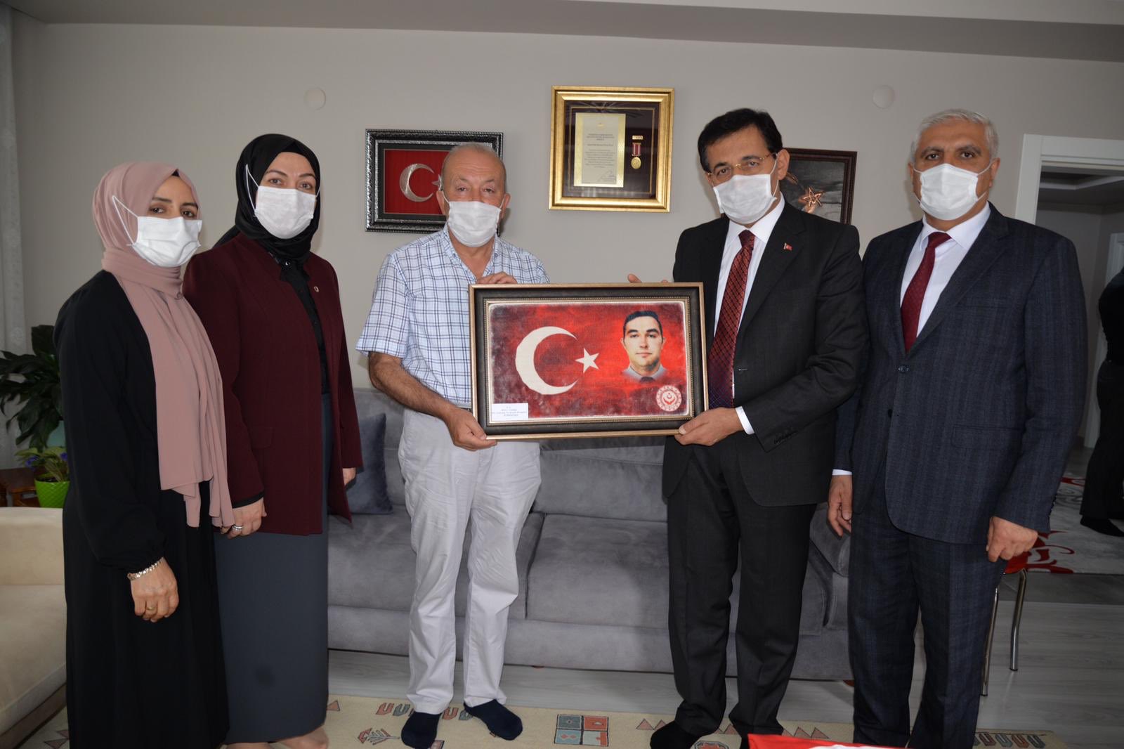 15 Temmuz Milli Birlik ve Demokrasi Günü Münasebetiyle Şehit Ailelerimizi ve Gazilerimizi Ziyaret Ettik.