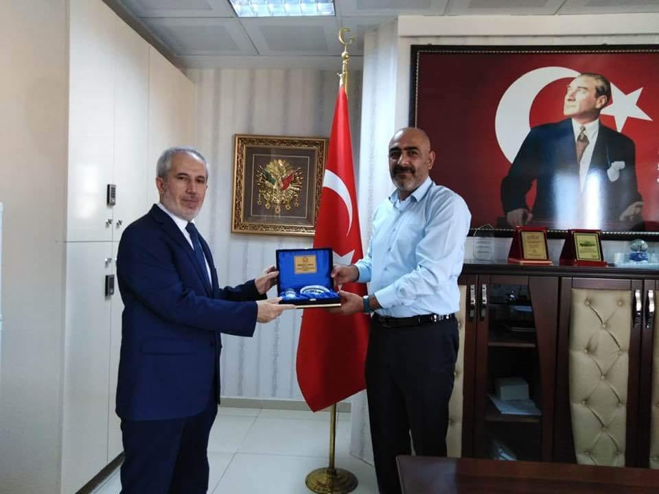 İl Müftümüz Alaattin BOZKURT son müftüler kararnamesi ile Edirne iline atanmasından dolayı İl Müdürümüze veda ziyaretinde bulundular.
