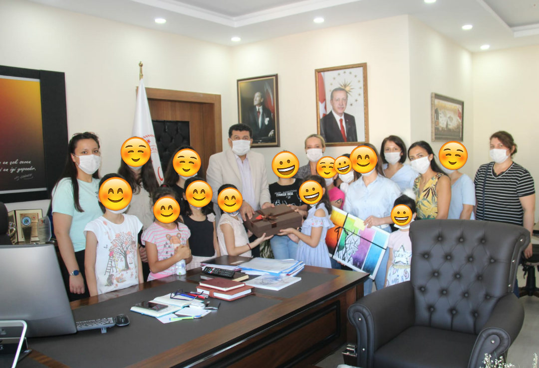 Çocuk Evleri Koordinasyon Merkezi Müdürlüğünde kalan çocuklarımızdan İl Müdürümüz Seyfi Bozçelik'e ziyaret 