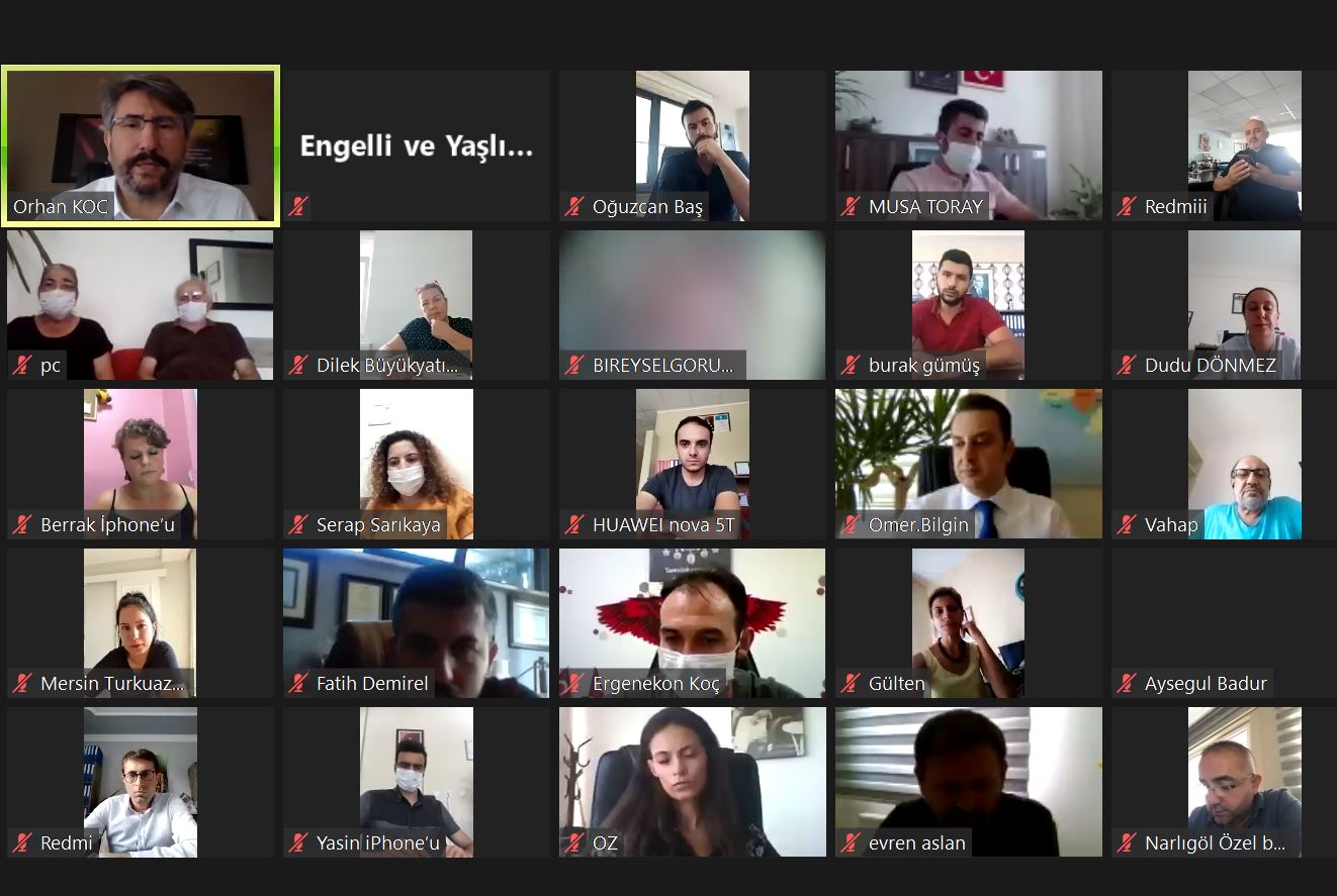 Online Meeting with Special Disability Care Centers within the Scope of Covid-19 Measures