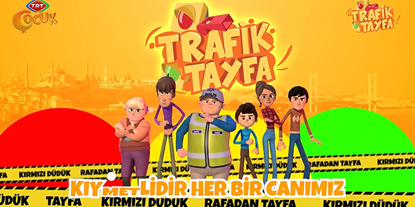 Çocuklar ''Trafik Tayfa'' ile Kuralları Öğrenecek.
